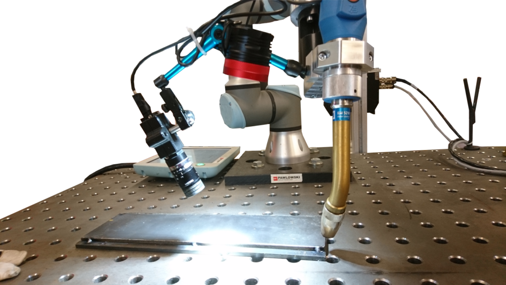 Initialer Laborversuch - Labor für schweißtechnische Versuche der Hochschule Aalen, initiiert von Hema Electronic in Zusammenarbeit mit Pawlowski.