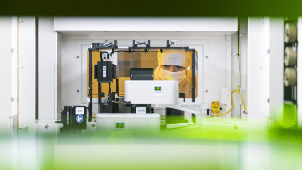 Europa, Deutschland, Sachsen, Dresden. Bosch Halbleiterwerk. Europe, Germany, Saxony, Dresden. Bosch wafer fab. 19.05.2021 © 2021 Sven Döring für Bosch