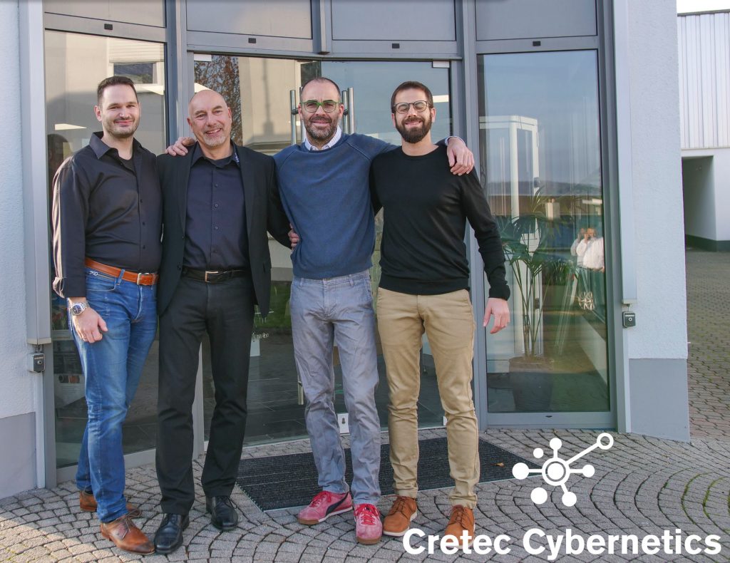 Die Gründer von Cretec Cybernetics 