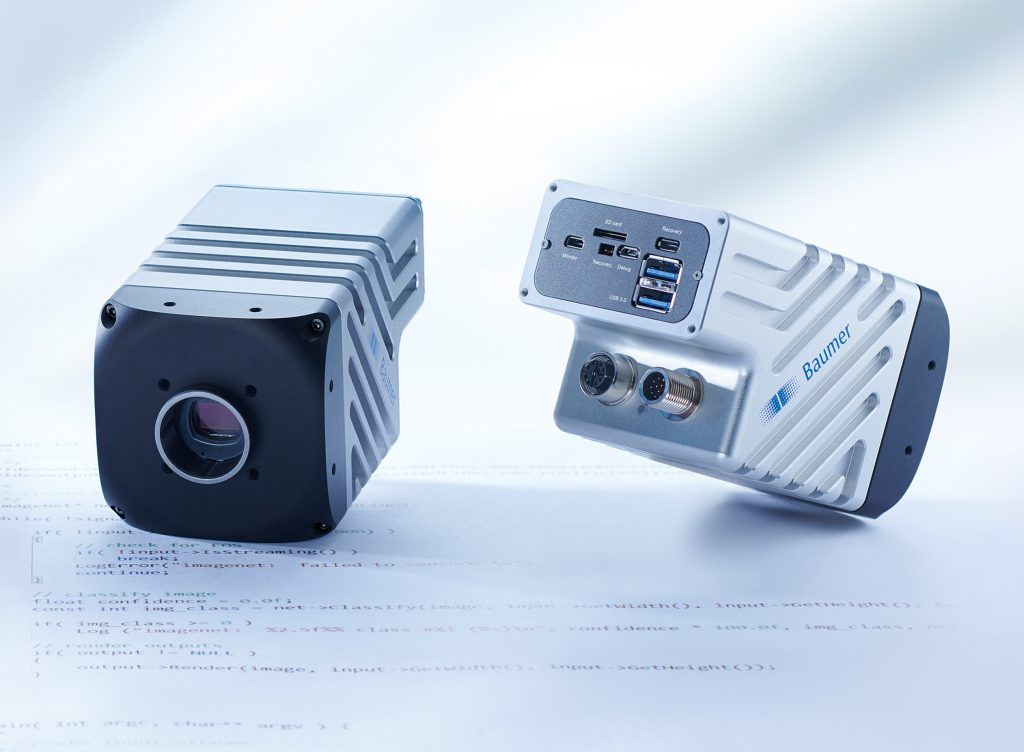 Bild 1 | Die frei programmierbaren AX Smart Cameras kombinieren robuste Industriekameraqualität, Nvidia Jetson KI-Module und Sony CMOS-Sensoren zu einer frei programmierbaren Bildverarbeitungsplattform.